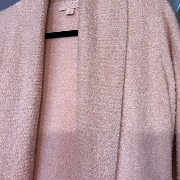 Barefoot Dreams Bamboo Cozy Chic Lite Circle Pink Lounge Cardigan Sweater SMALL - Picture 2 of 6